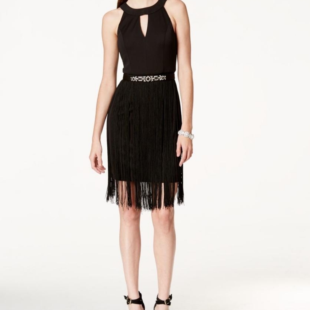 Vince Camuto fringe dress